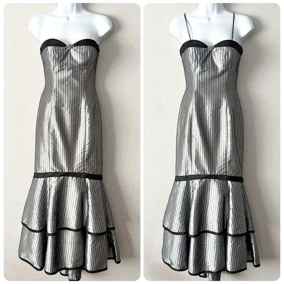 Flirt by Maggie Sottero Mermaid Trumpet Sweetheart Hi-Lo Dress women's size 2 - Picture 1 of 14